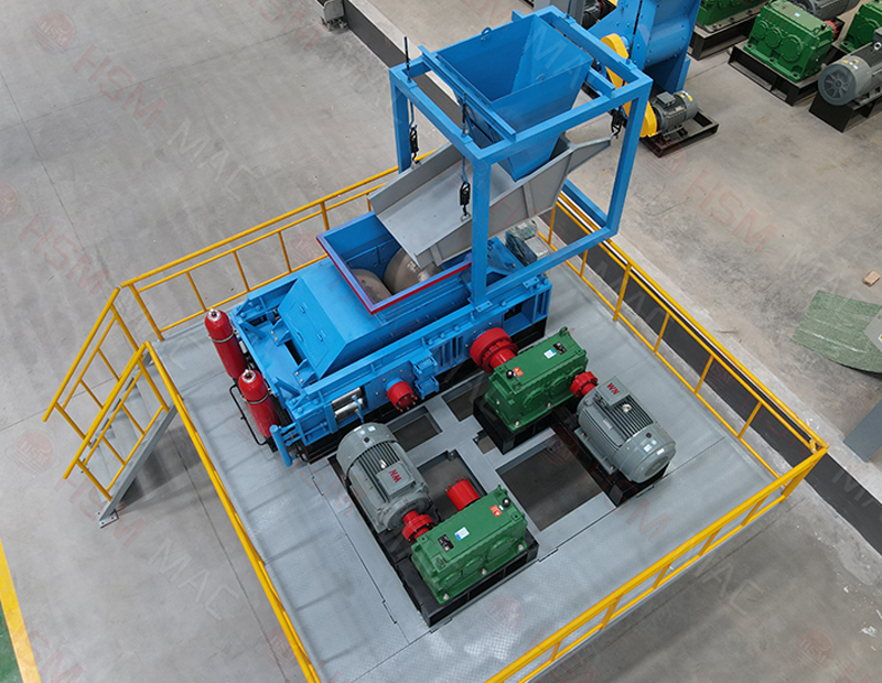 別再用錘破打煤矸石了！試試無易損件對(duì)輥制砂機(jī)